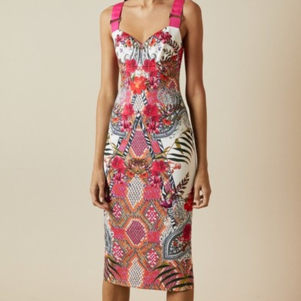 Ted Baker Samba Strappy Bodycon Dress Size 4 (US 12) New With Tags